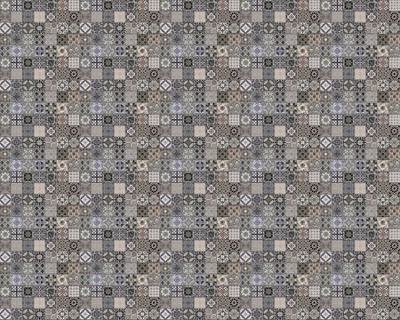 Toilettenrückwand Patchwork