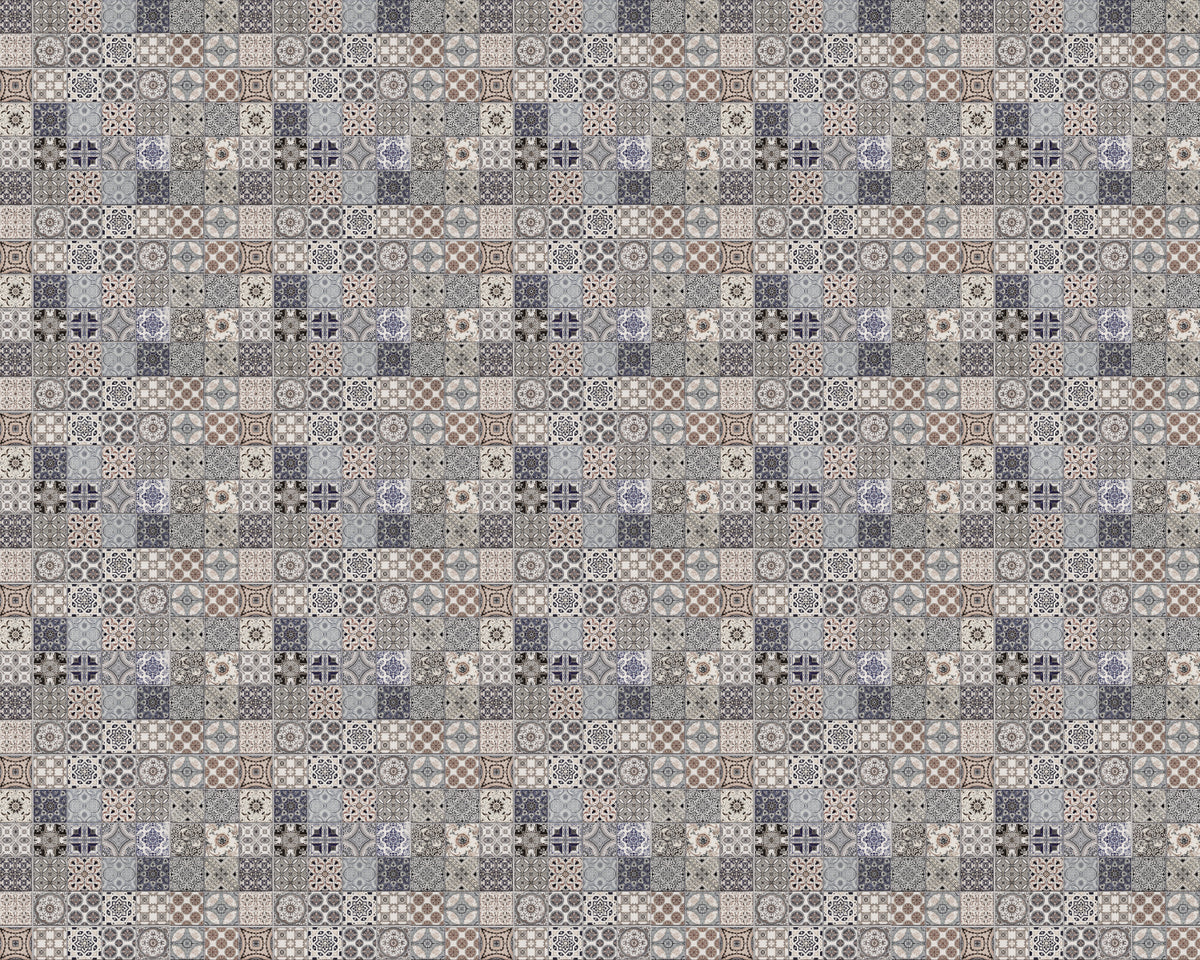 Toilettenrückwand Patchwork
