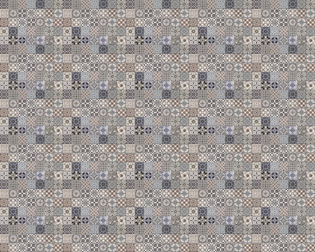 Toilettenrückwand Patchwork