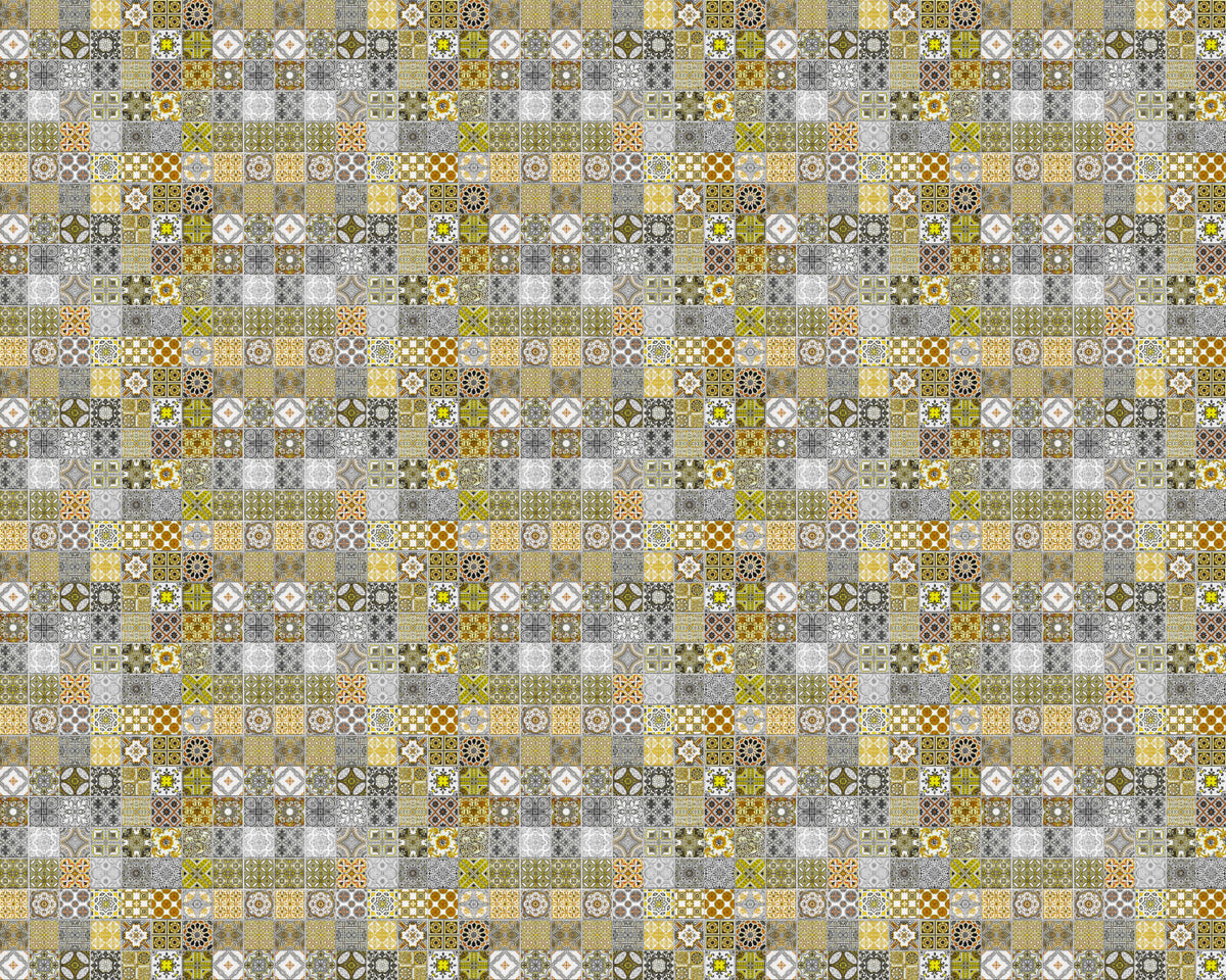 Toilettenrückwand Patchwork