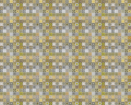 Toilettenrückwand Patchwork