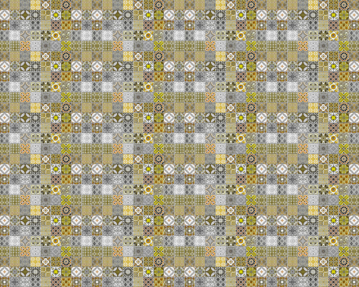 Toilettenrückwand Patchwork