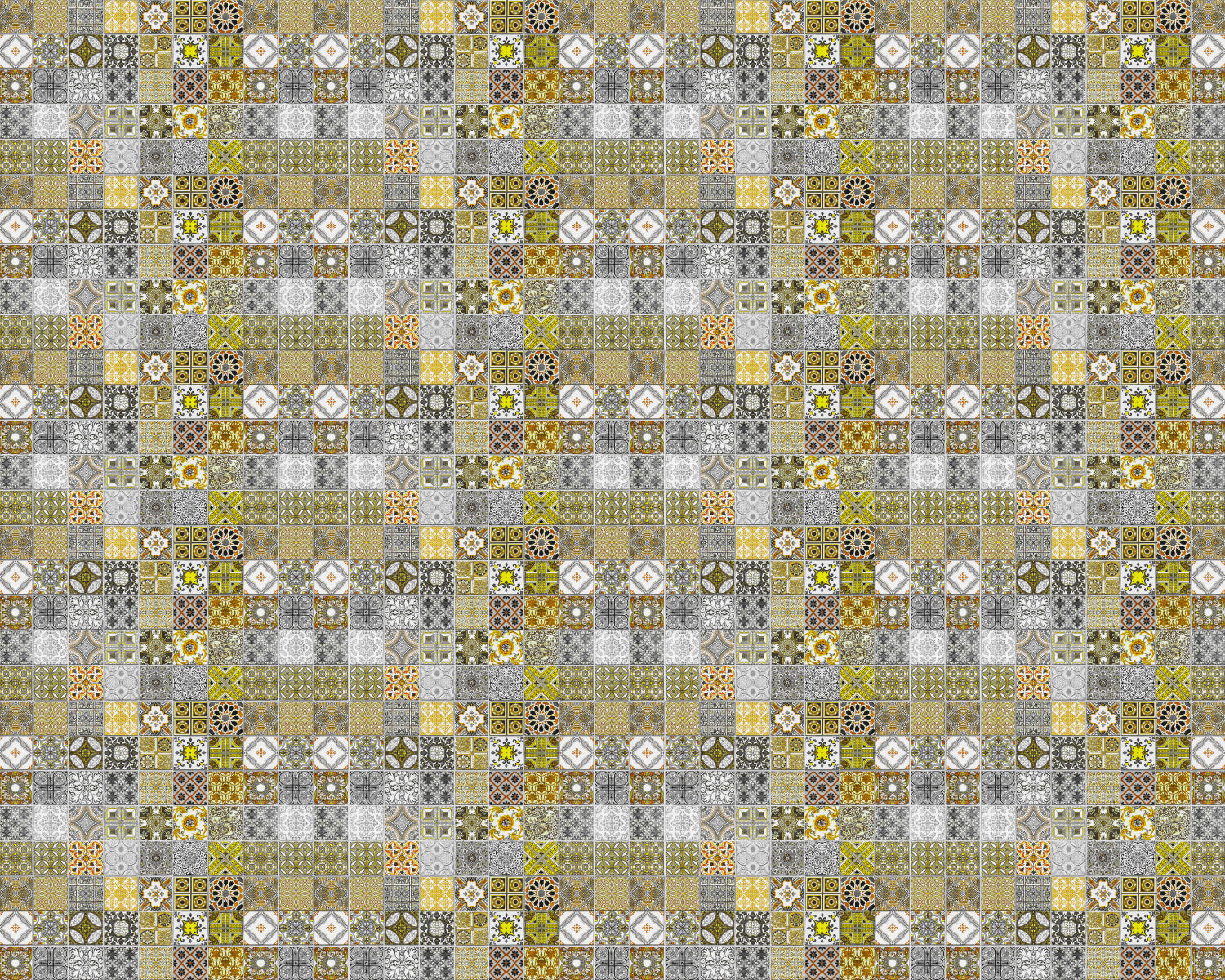 Toilettenrückwand Patchwork