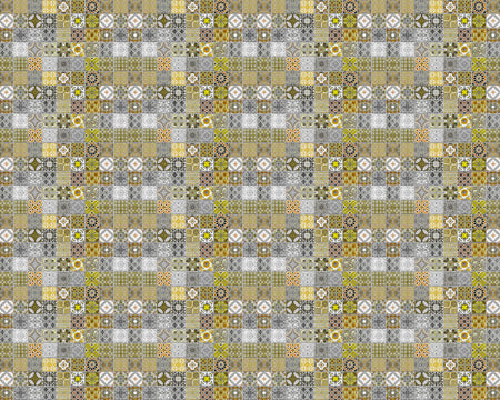 Toilettenrückwand Patchwork
