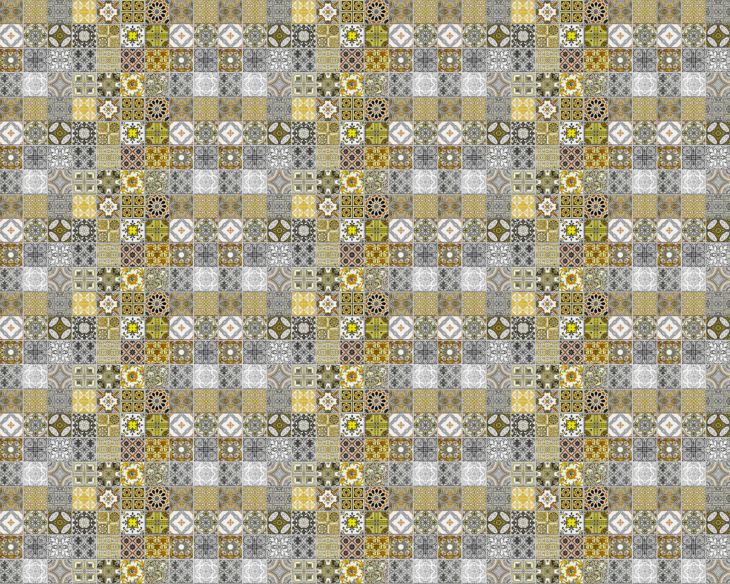 Toilettenrückwand Patchwork