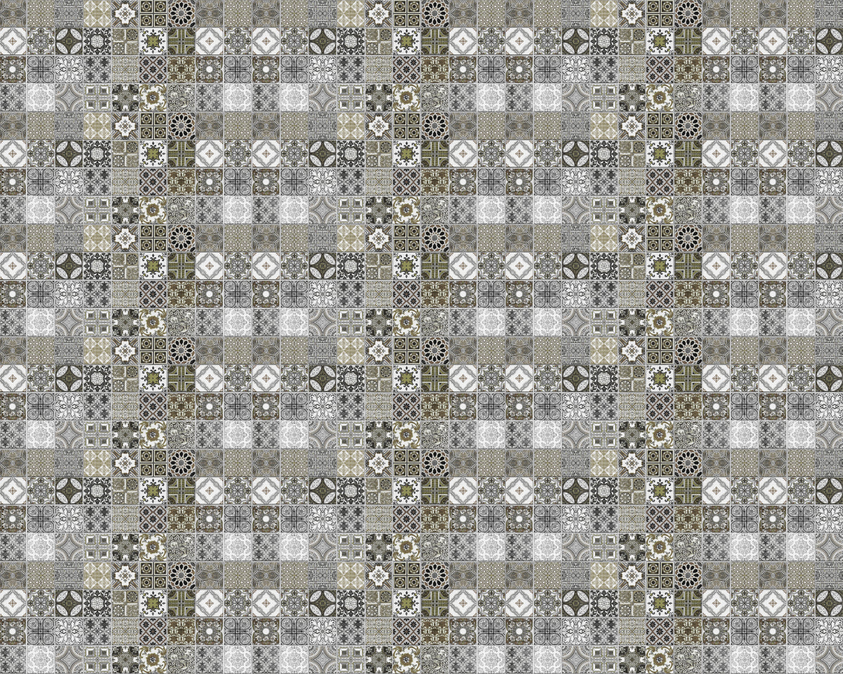 Toilettenrückwand Patchwork