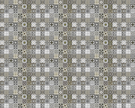 Toilettenrückwand Patchwork