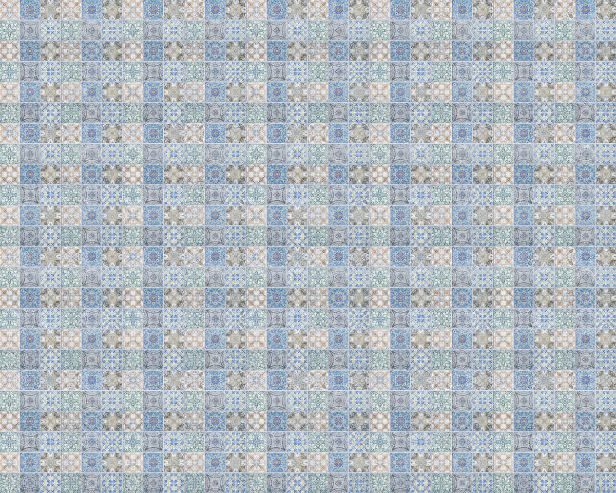 Toilettenrückwand Patchwork