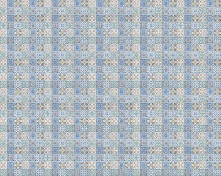 Toilettenrückwand Patchwork