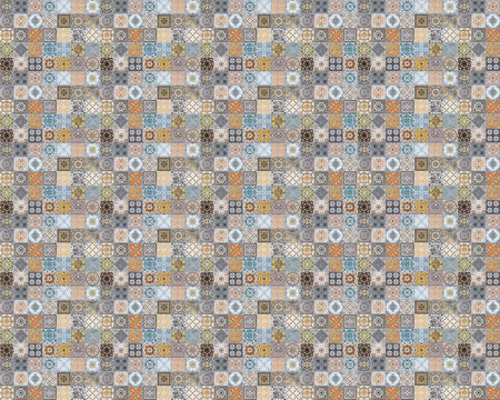 Toilettenrückwand Patchwork