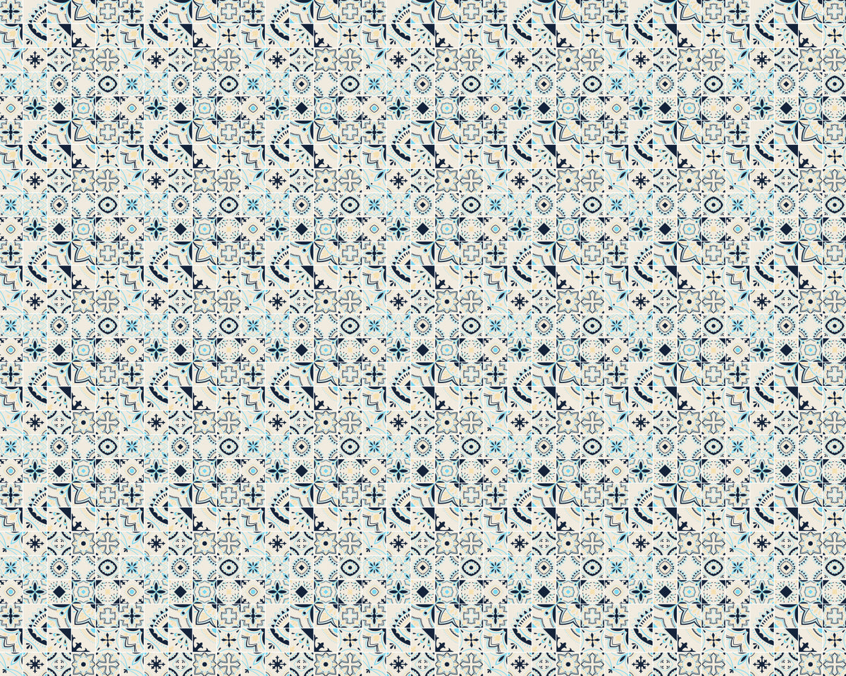 Toilettenrückwand Patchwork
