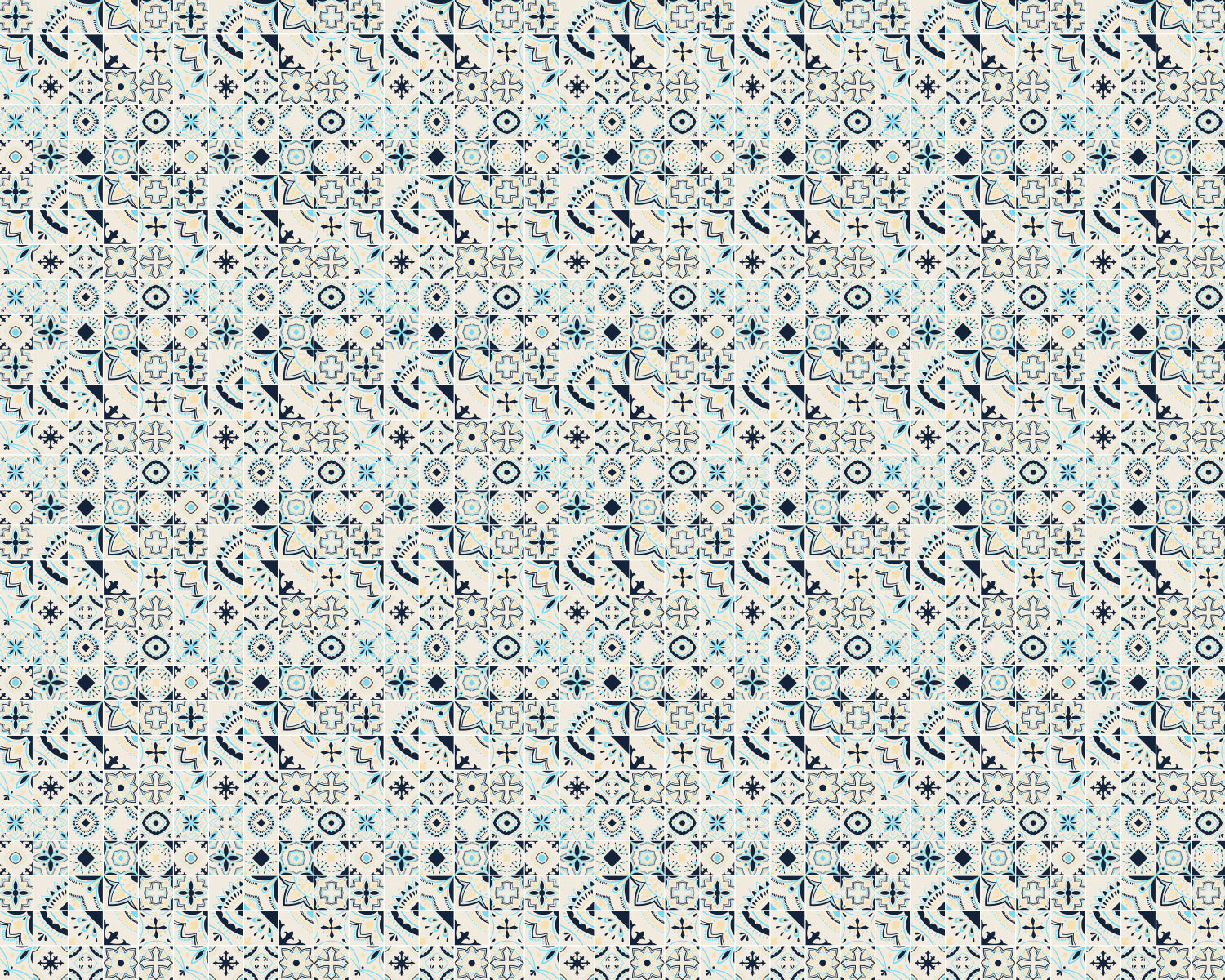 Toilettenrückwand Patchwork