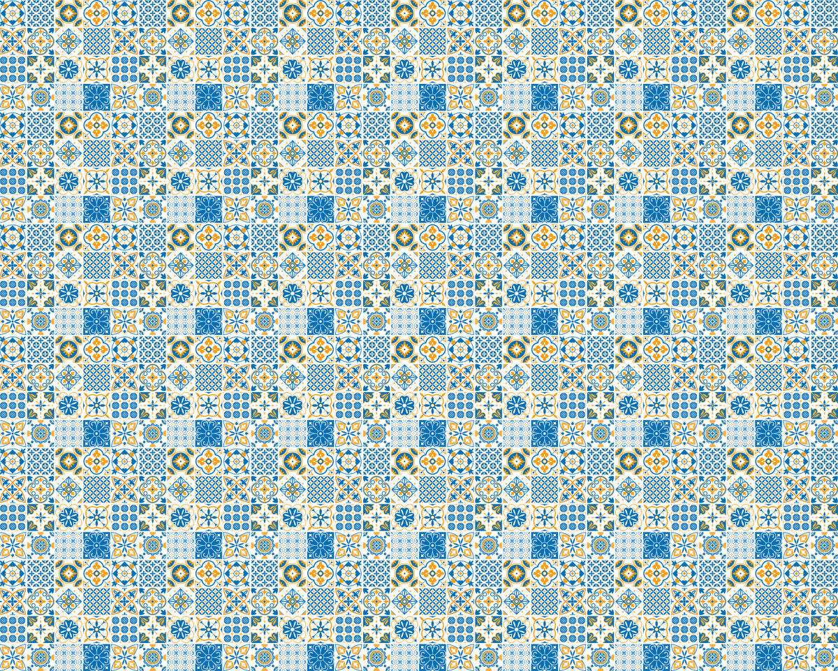 Toilettenrückwand Patchwork