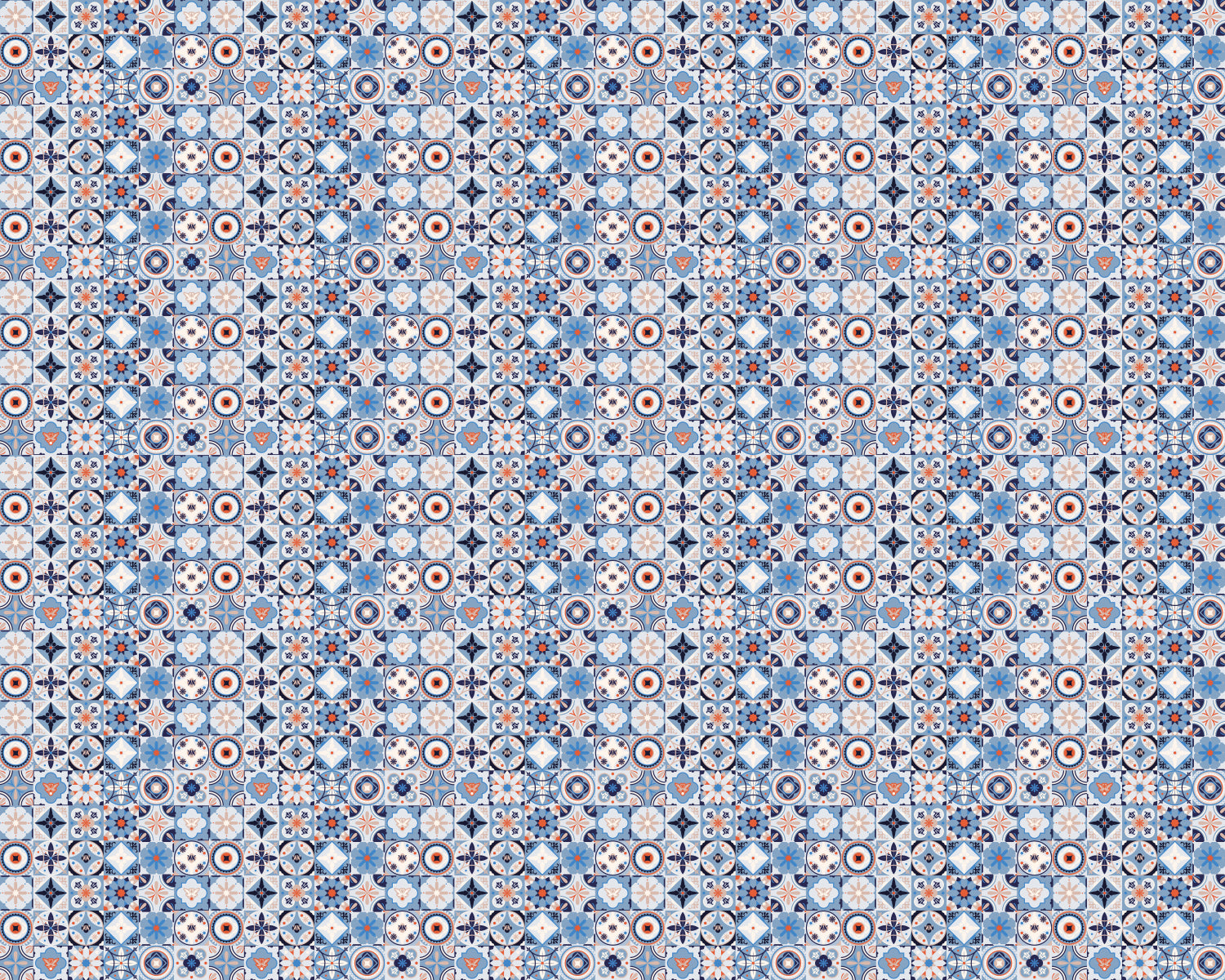 Toilettenrückwand Patchwork