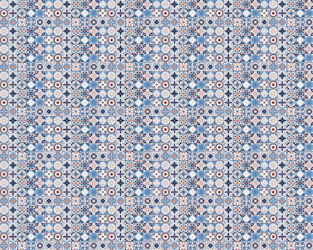 Toilettenrückwand Patchwork