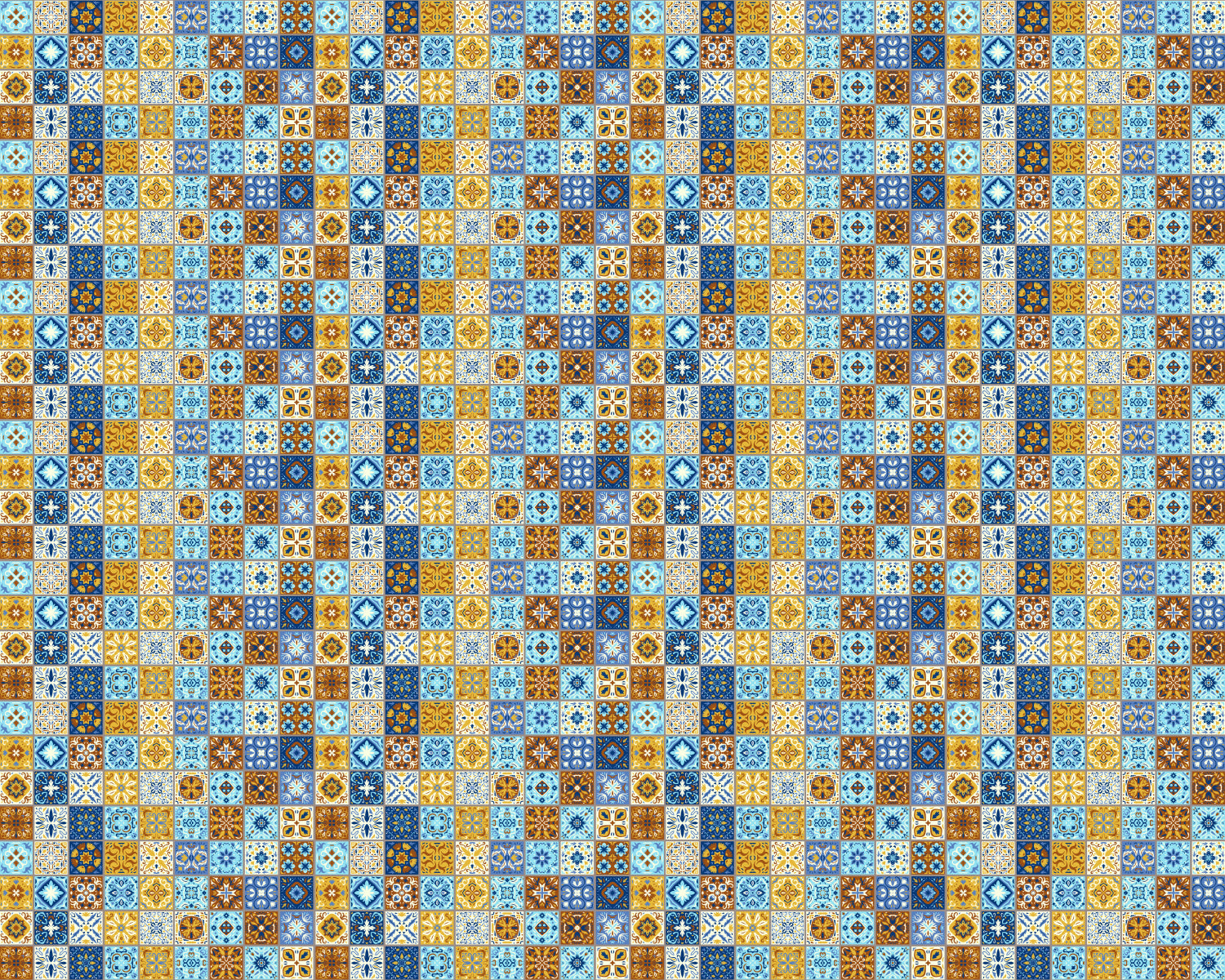 Toilettenrückwand Patchwork