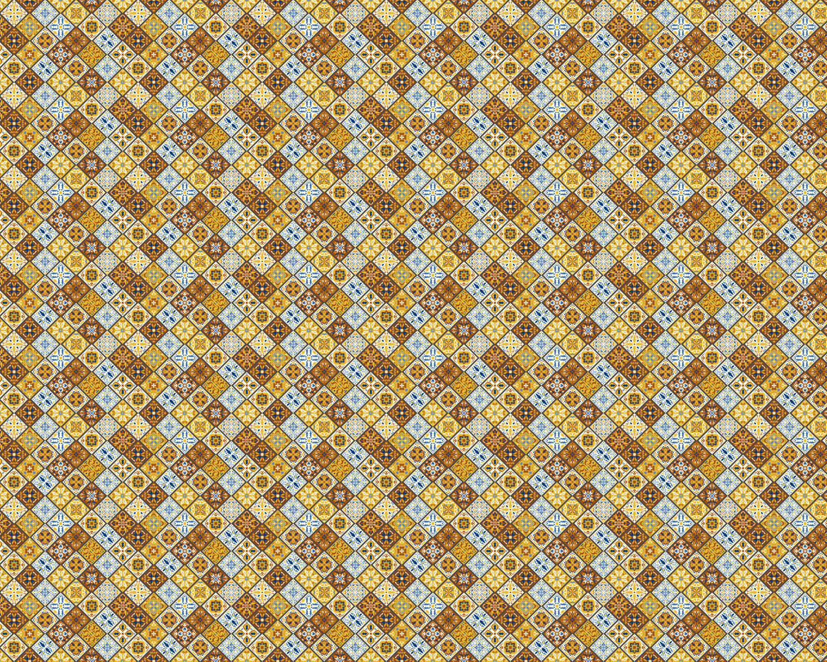 Toilettenrückwand Patchwork