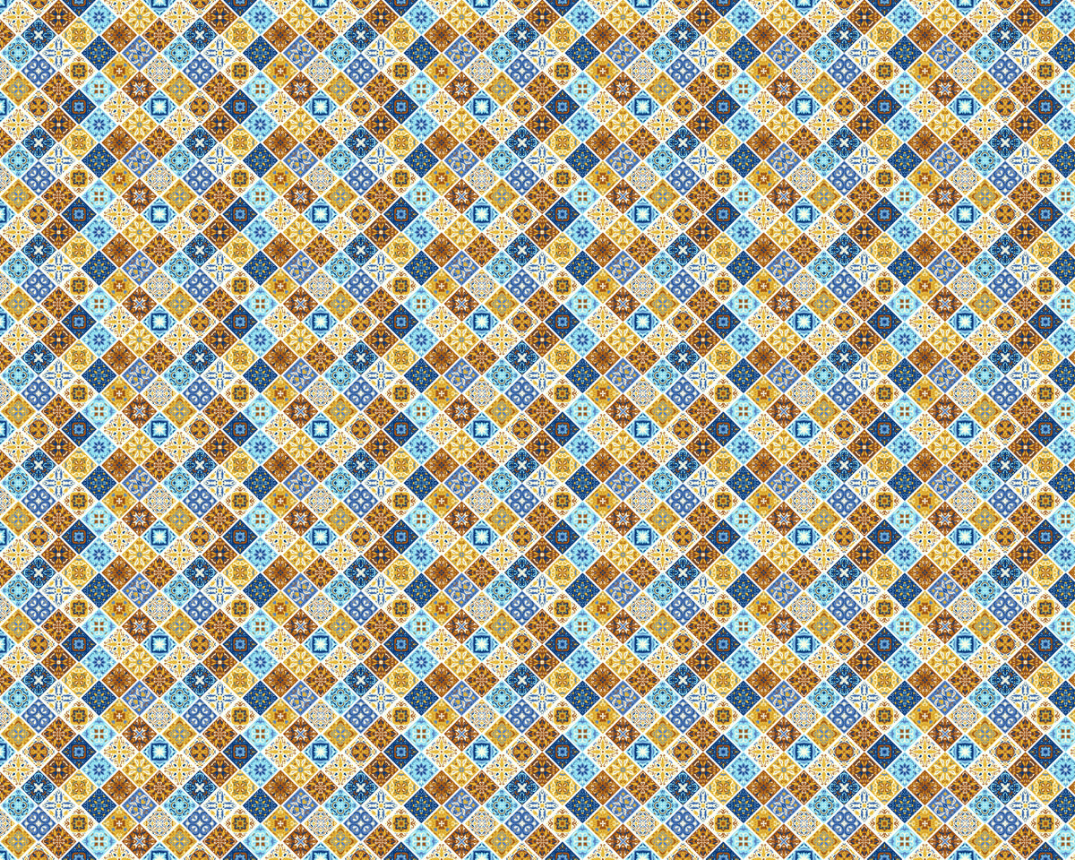 Toilettenrückwand Patchwork