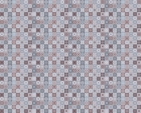 Toilettenrückwand Patchwork