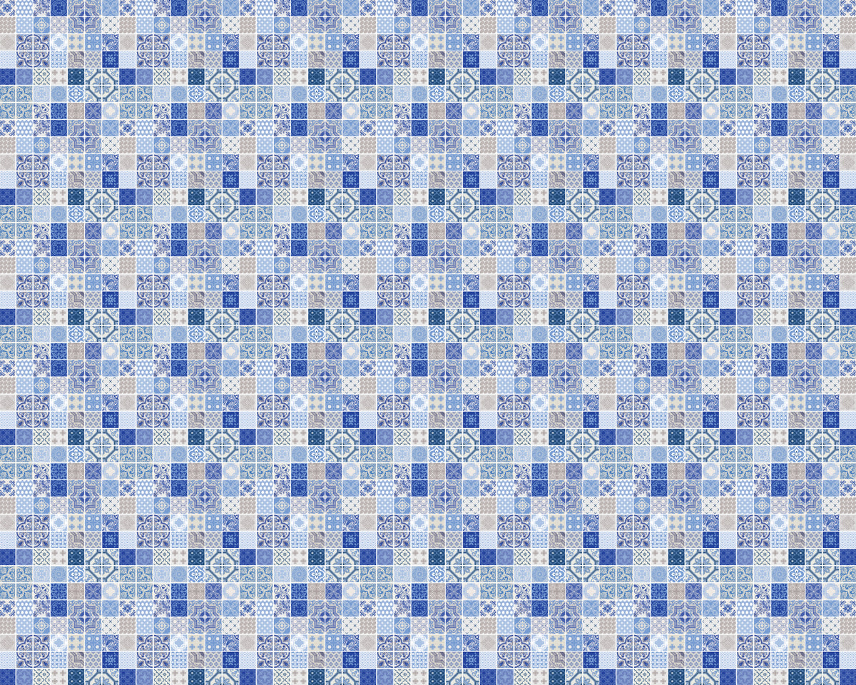 Toilettenrückwand Patchwork