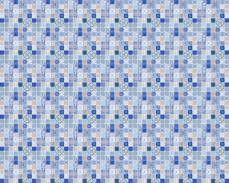 Toilettenrückwand Patchwork