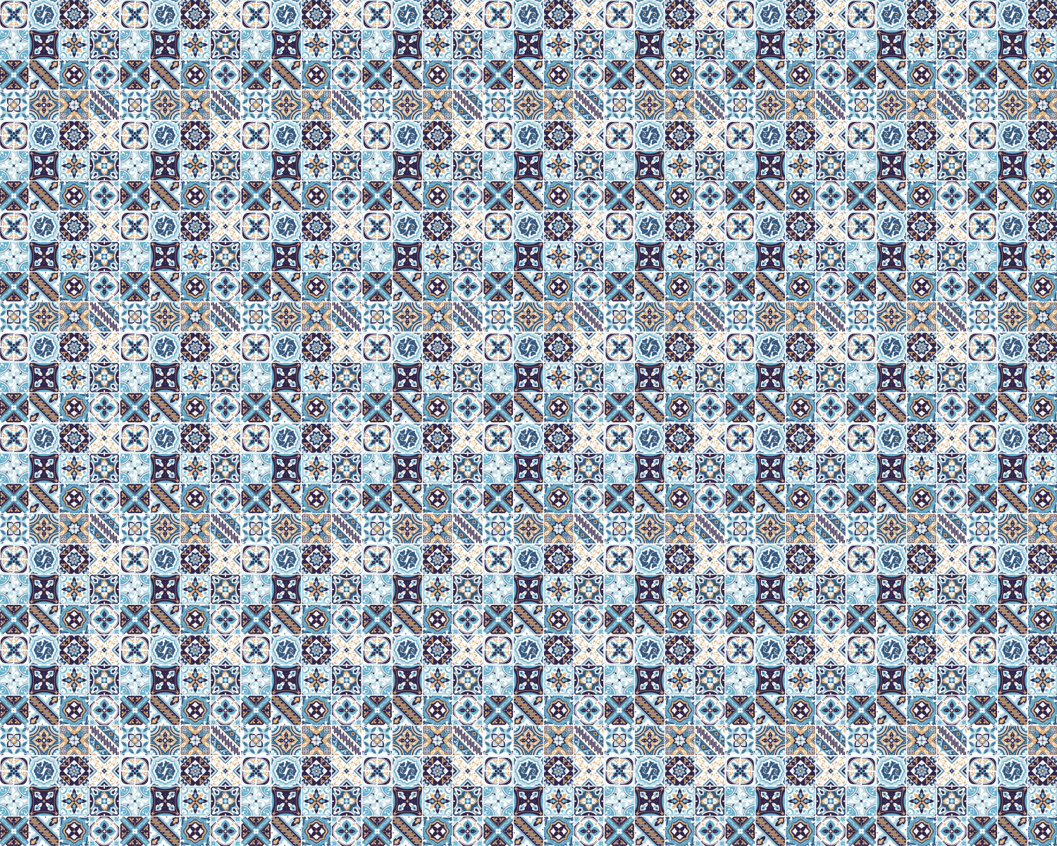 Toilettenrückwand Patchwork
