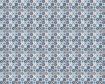 Toilettenrückwand Patchwork