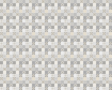 Toilettenrückwand Patchwork