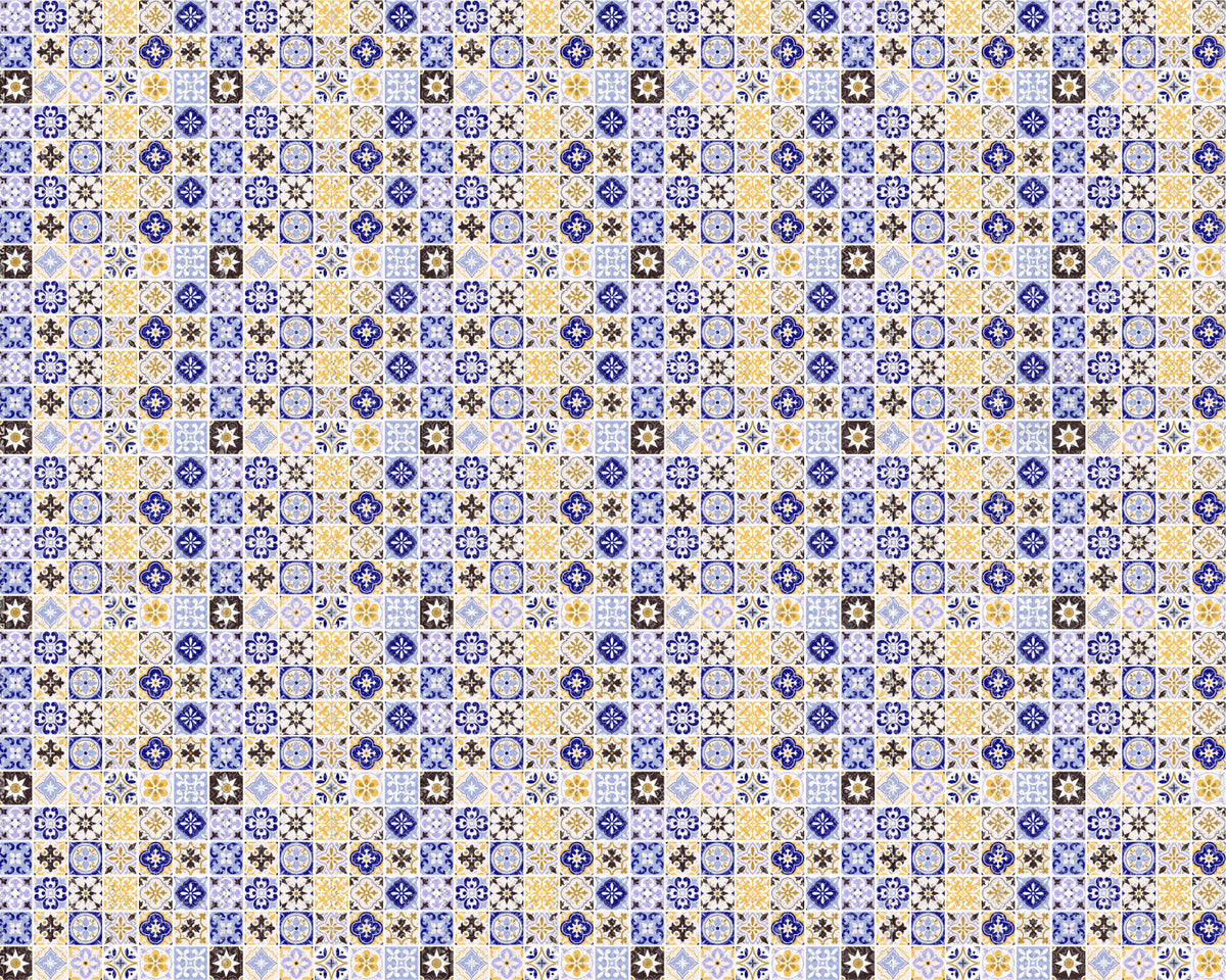 Toilettenrückwand Patchwork