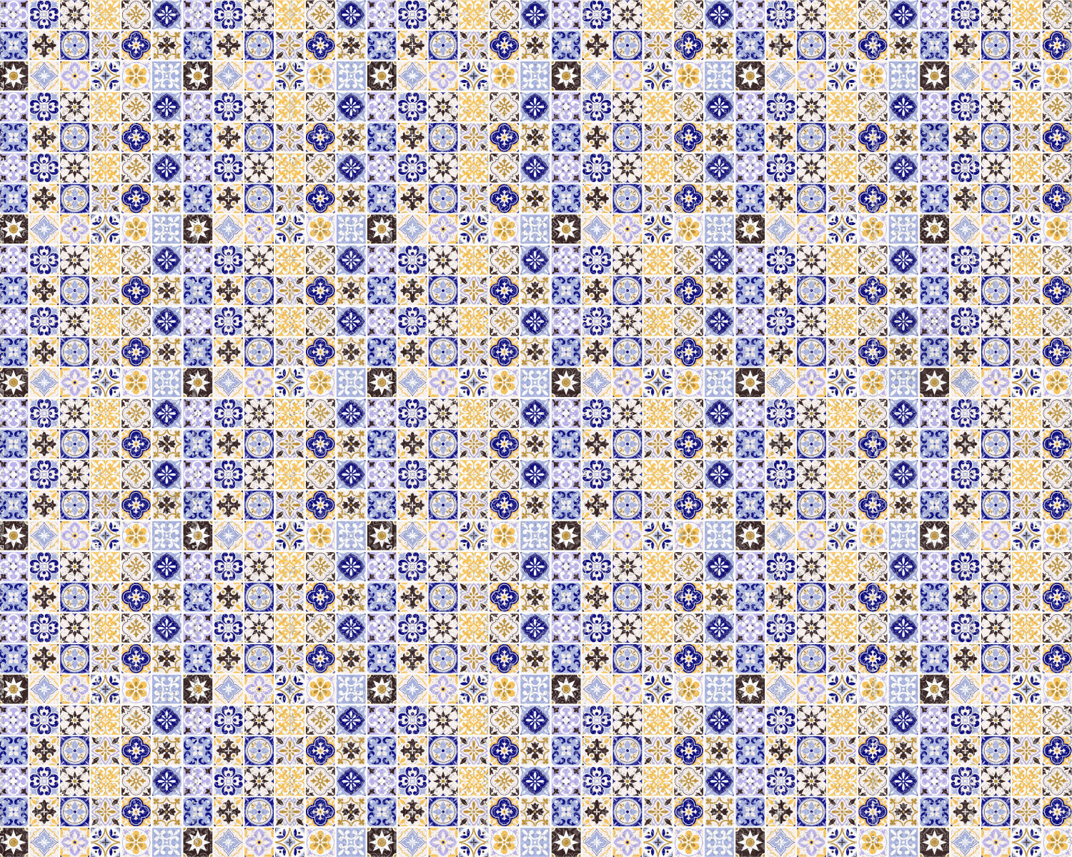 Toilettenrückwand Patchwork