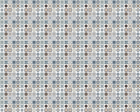 Toilettenrückwand Patchwork