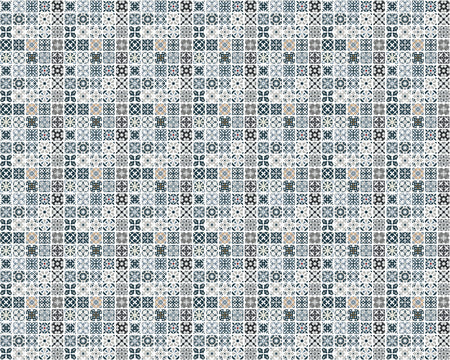 Toilettenrückwand Patchwork