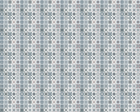 Toilettenrückwand Patchwork
