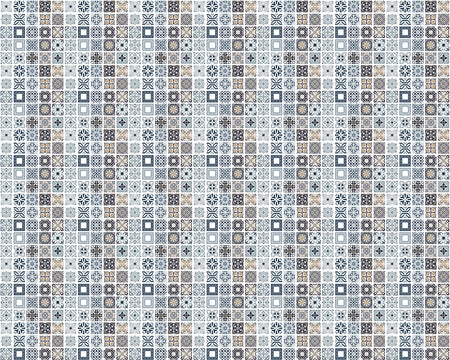 Toilettenrückwand Patchwork