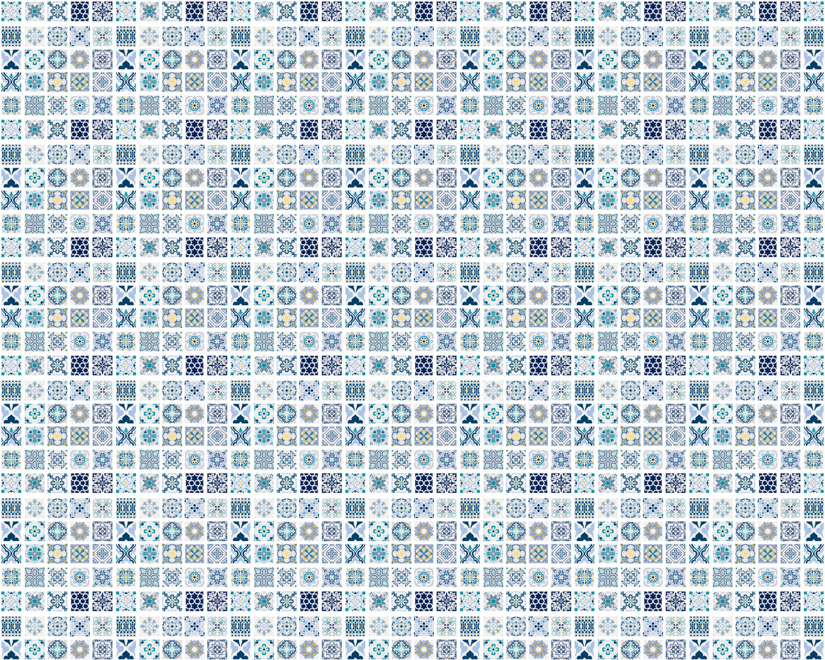 Toilettenrückwand Patchwork