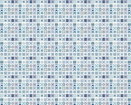 Toilettenrückwand Patchwork