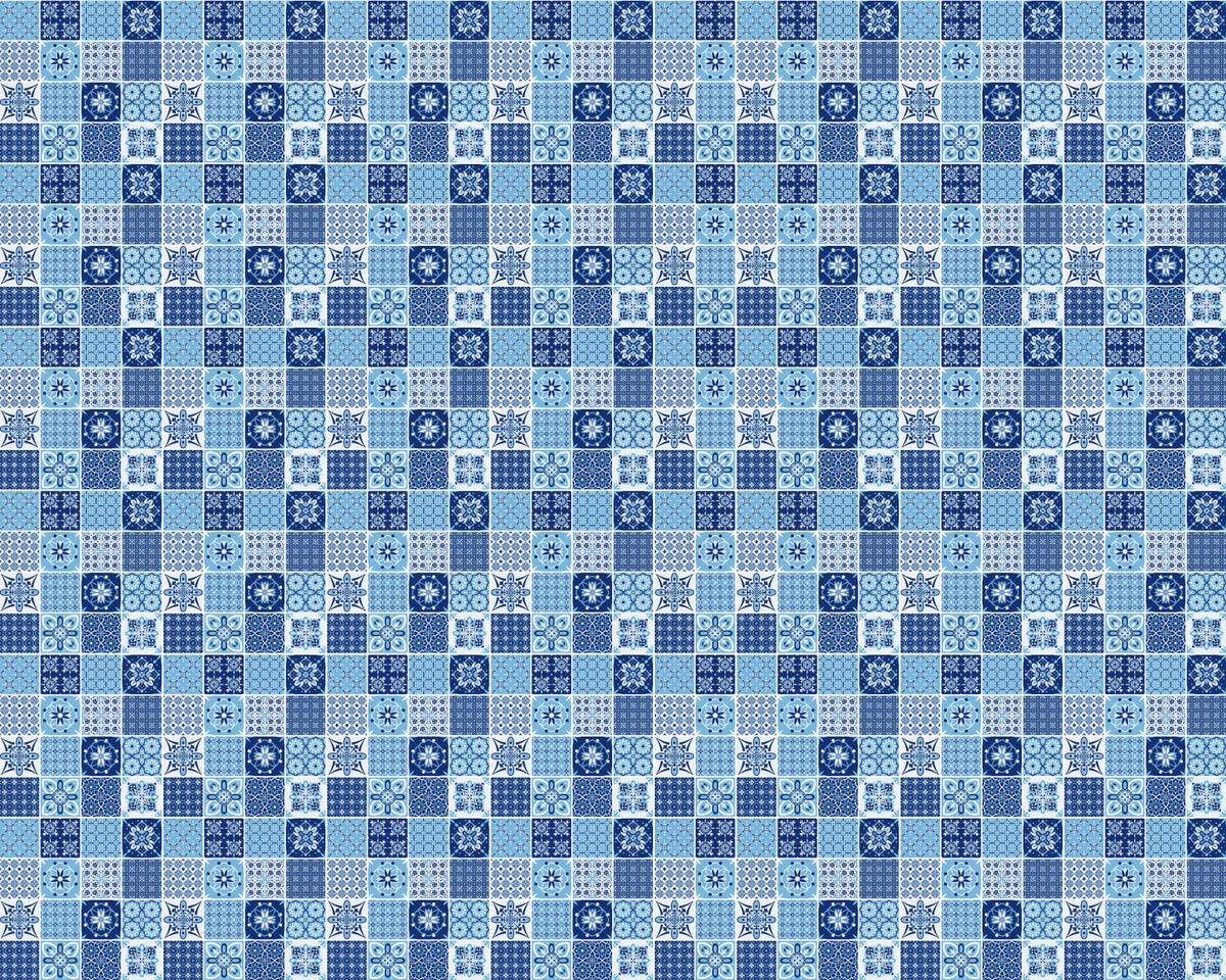Toilettenrückwand Patchwork