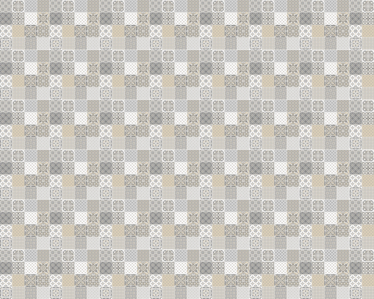 Toilettenrückwand Patchwork