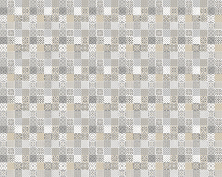 Toilettenrückwand Patchwork