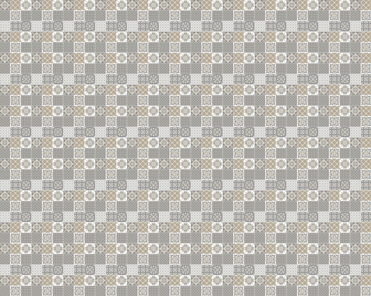 Toilettenrückwand Patchwork