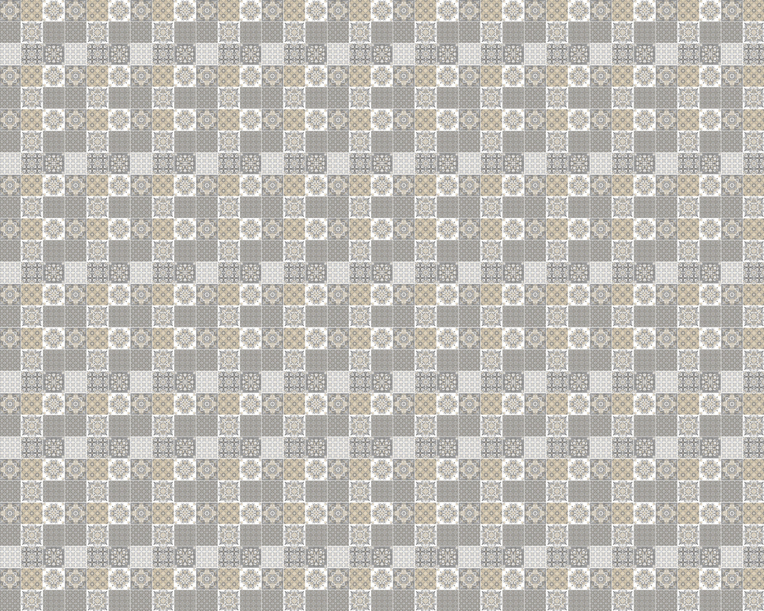 Toilettenrückwand Patchwork