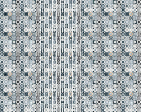 Toilettenrückwand Patchwork