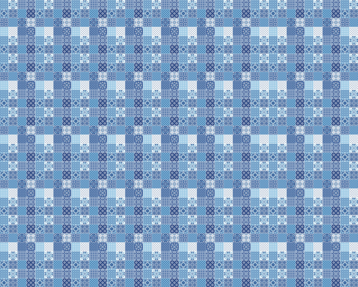 Toilettenrückwand Patchwork