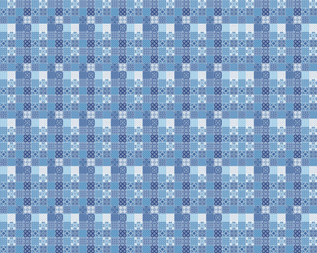 Toilettenrückwand Patchwork
