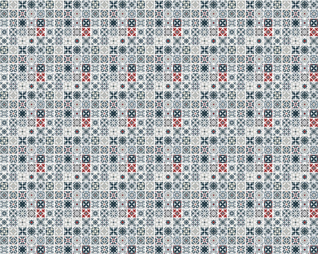Toilettenrückwand Patchwork