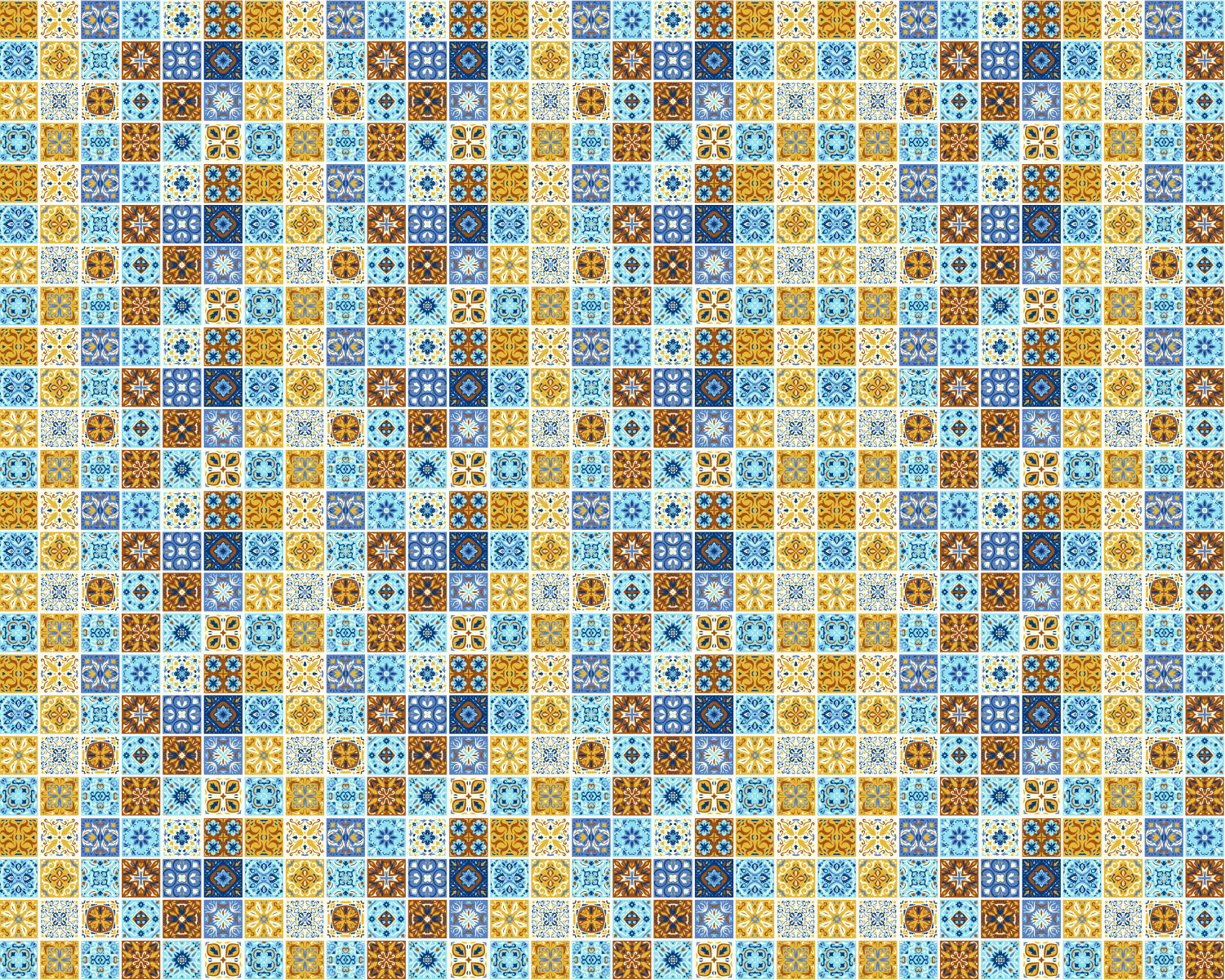 Toilettenrückwand Patchwork