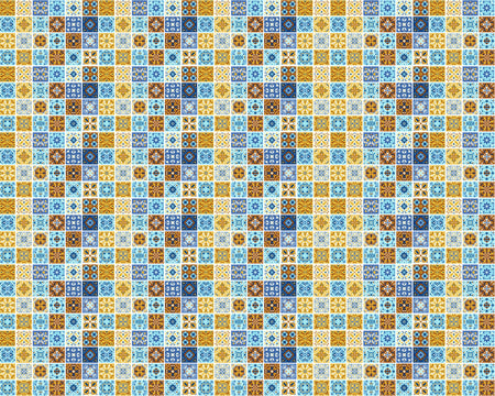 Toilettenrückwand Patchwork