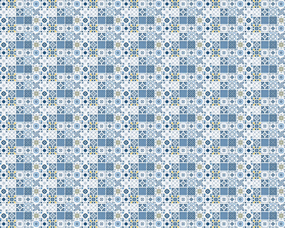 Toilettenrückwand Patchwork