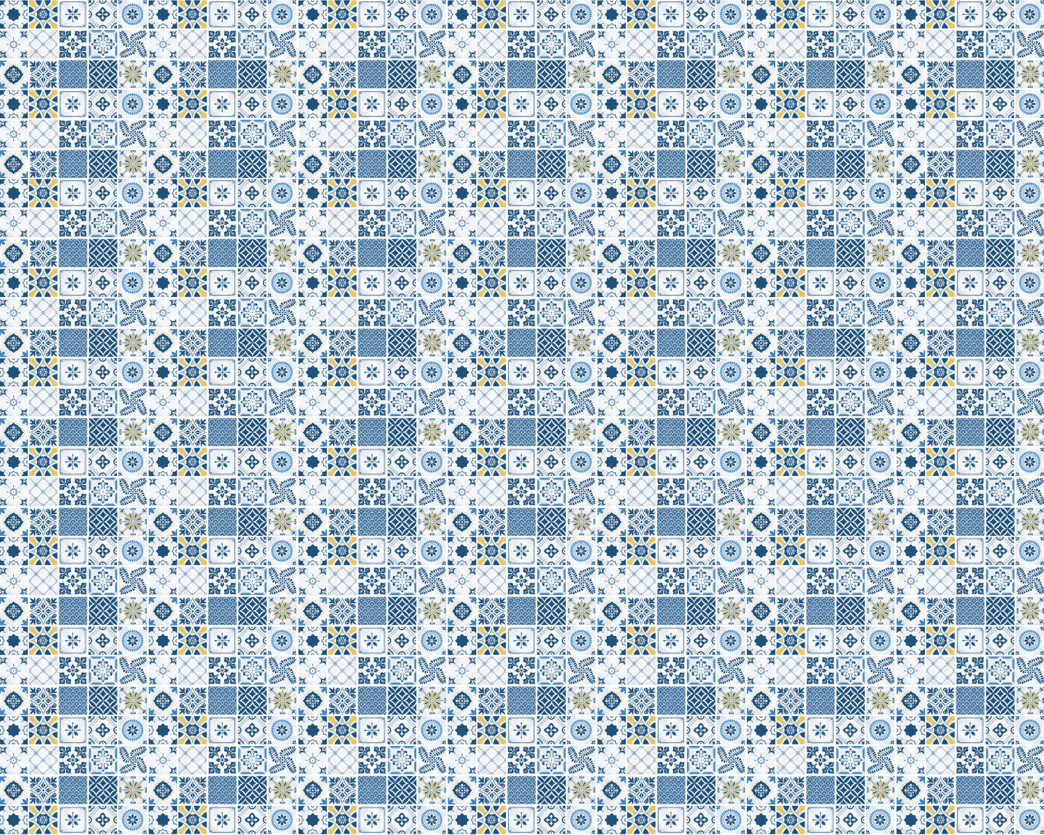 Toilettenrückwand Patchwork