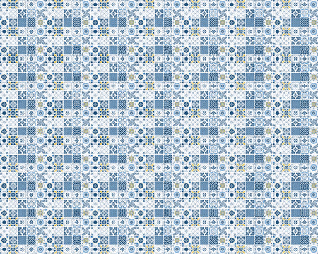 Toilettenrückwand Patchwork